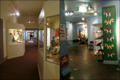 Figures 3-4 (L-R): Toy exhibition – before and after (Image Copyright: Flo Laino)